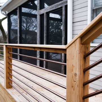 Hillsboro West End Custom Screened in Porch