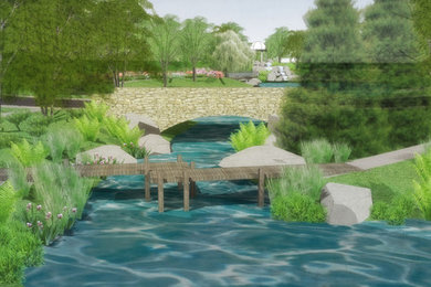 Design ideas for a rustic landscaping in Toronto.