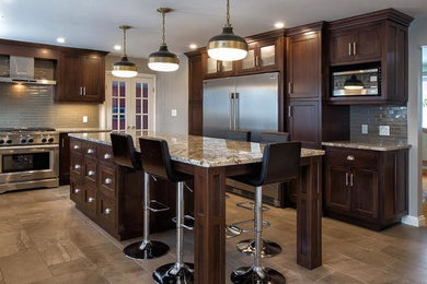 Inspiration for a transitional kitchen remodel in Toronto