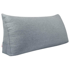 WOWMAX Headboard Wedge Reading Pillow Back Support Linen - On Sale