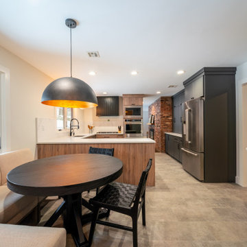 Wyckoff Kitchen - Modern Gray and Wood Tones