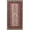 Beige Oriental Kilim Shiraz Wool Flat-Woven Persian Style Area Rug 6'1"X3'3"