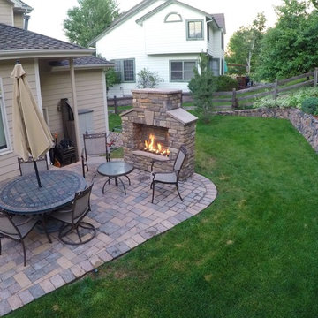 Patio and Fire place