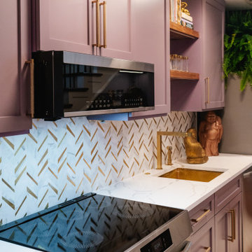 Modern appliances and clever storage