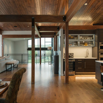 Kitchen + Living Room