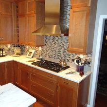 stacked kitchen cabinets