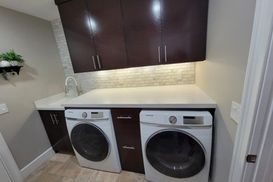 Inspiration for a laundry room remodel in Los Angeles