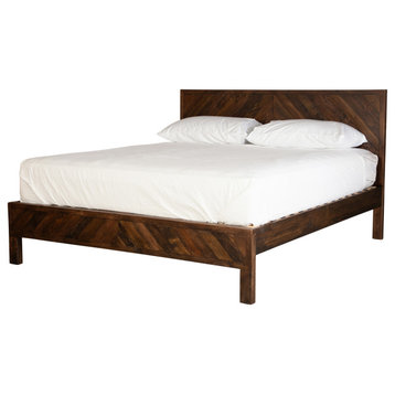 Vanya Reclaimed Pine Bed Frame, King