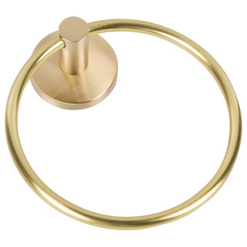 900 Series Bath Towel Ring, Satin Brass