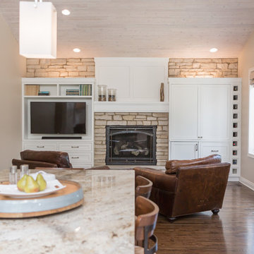 Captivating Gourmet  |  Kitchen Sitting Room Remodel