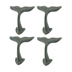 Sand Dollar Cast Iron Wall Hook 6 1//2 Inch Set of 3