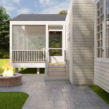 Moisture Shield Riverbank Screened-in Porch and Patio