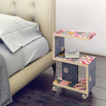 HAND PAINTED SIDE TABLES