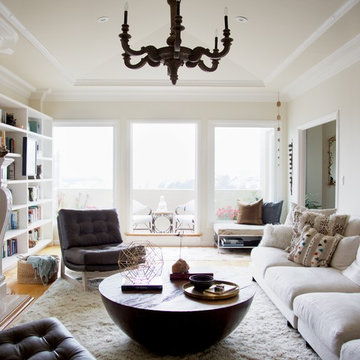 Textured and Curated Living Room