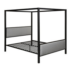 Featured image of post Black Wood Canopy Bed - This bed gives you spacious storage without taking up more floor space.