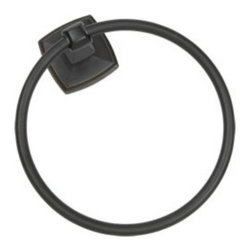 Designers Impressions - Regal Series Oil Rubbed Bronze Bathroom Accessories, Towel Ring - Towel Rings