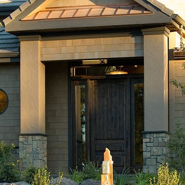 Tuscan style interiors for a Bend OR home.
