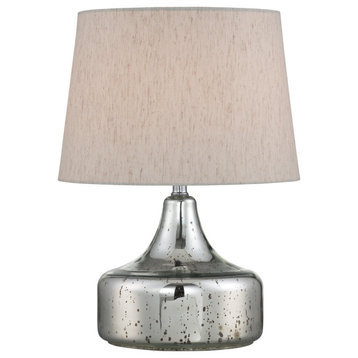 Lite Source LS-22872 Silas 1 Light 20" Tall Table Lamp - Chrome
