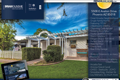 Arcadia Home For Sale - 5508 E Avalon Dr Phoenix, AZ 85018
