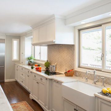 Kitchen with a view of a Hundred Miles