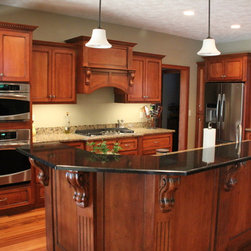 Kitchen cabinetry using maple wood - Gas Ranges And Electric Ranges