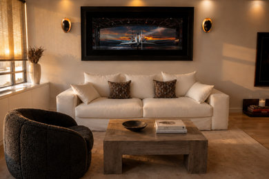 Minimalist living room photo