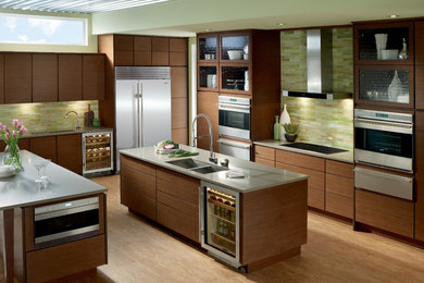 Design ideas for a transitional kitchen in Other.