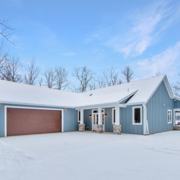 Sullivan Lake, MN - 1 Story Slab w/Covered Front Porch & Screen Porch