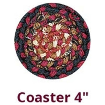 Homespice Decor Prescott Jute Braided Coaster 4" (Round)