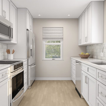 One Point Renovation Transitional Kitchen Design