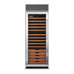 Viking 30" Tri-zone Wine Cellar, Stainless Steel - Left Hinge | VCWB301LSS - Beer And Wine Refrigerators