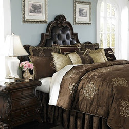 AICO Furniture - Highgate Manor Luxury Bedding Sets - 51240803 - Bedroom Products