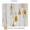 MIRODEMI® Castagniers | Staircase Gold Crystal Chandelier, 28 Lights