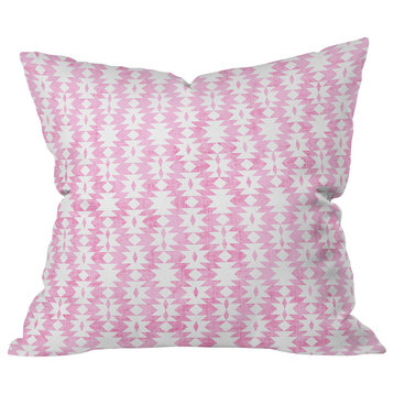 Holli Zollinger Tribal Pink Outdoor Throw Pillow, Medium