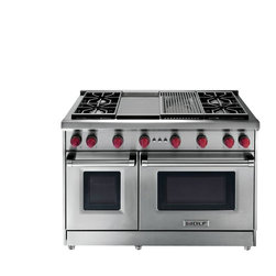 Wolf 48" Pro-style Gas Range Stainless Steel | GR486G - Gas Ranges And Electric Ranges