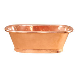 Cuprosa Aequs Bath with Copper Interior - Baths