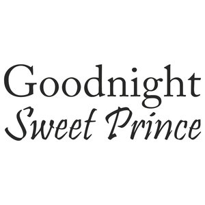 Decal Vinyl Wall Sticker Goodnight Sweet Prince Quote 12x30 Contemporary Wall Decals By Design With Vinyl Houzz