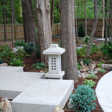 Asian Inspired Woodland Garden