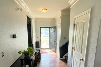 Interior Hallway Painting with wainscoting