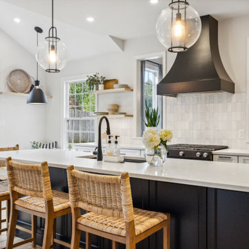 Black and White and Better All Over Kitchen