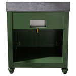 Legion Furniture - 30" Vogue Green Sink Vanity Without Faucet - Dimensions: L:19 x W:31 x H:34