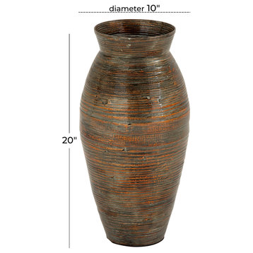 Traditional Brown Dried Plant Vase 48995