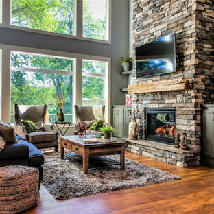 75 Beautiful Rustic Living Room Pictures & Ideas - September, 2020 | Houzz