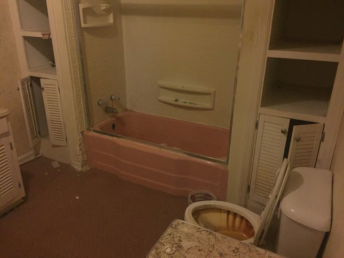 Refinish 1950s Pink Cast Iron Tub, Repair Cast Iron Bathtub