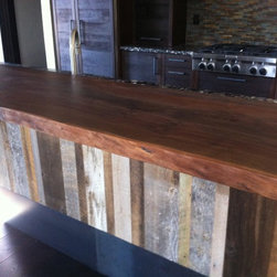 Natural wood counter top - Kitchen Products