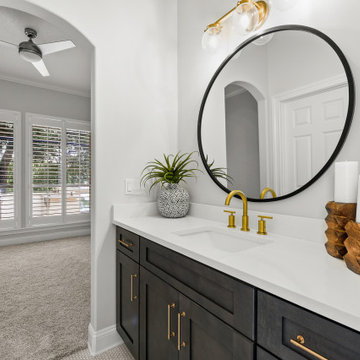 neutral but with character - kids bath