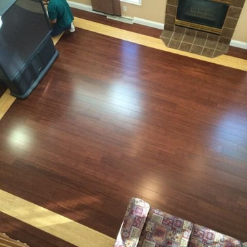 Cali Bamboo mocha and natural bamboo custom job 

Job installed by Giant Floor (