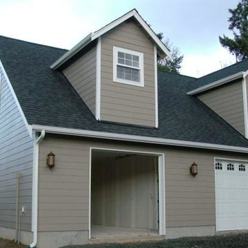 Garage with loft