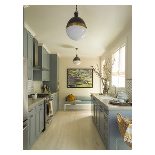San Francisco Pied á terre - Transitional - Kitchen - San Francisco ...