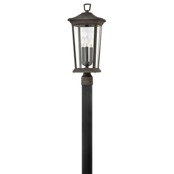 Hinkley Bromley Large Post Top Or Pier Mount Lantern, Oil Rubbed Bronze